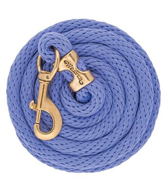 Weaver Poly Lead Lavender Rope with Solid Brass Snap