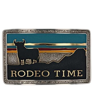 Montana Silversmiths Boucle de Ceinture Rodeo Time Southwestern