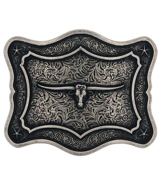 Montana Silversmiths Get the Horns Attitude Buckle