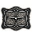 Montana Silversmiths Get the Horns Attitude Buckle