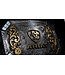 Ariat Rectangle Engraved Flower Emblem Tone Belt Buckle