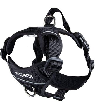 RC Pets Black Momentum Control Harness