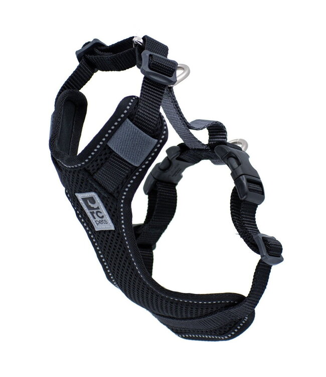 RC Pets Harnais Moto Control Hybride Noir
