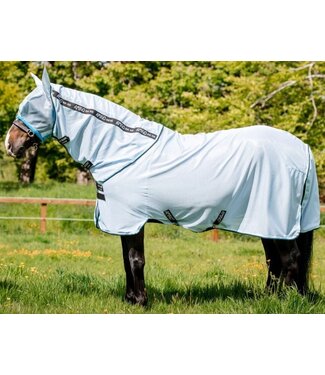 Horseware Amigo Bug Rug en Mesh Bleu Azur