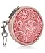 Wrangler Circular Coin Pouch Floral Tooled Bag Charm Rose