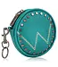 Wrangler Turquoise Circular Coin Pouch W Logo Bag Charm