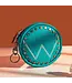 Wrangler Circular Coin Pouch W Logo Bag Charm Turquoise