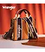 Wrangler Brown Mini Tote Color Block Crossbody