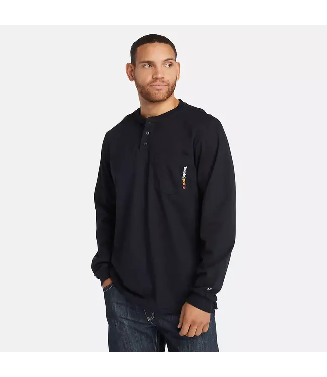 Timberland Cotton Core Flame-Resistant Long-Sleeve Henley