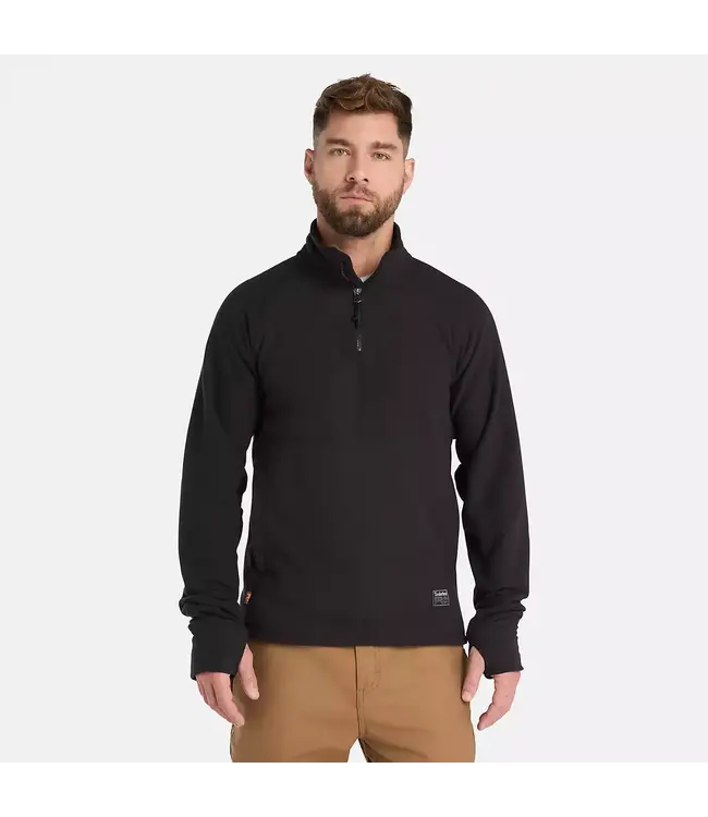 Timberland Men's Irvine 1/4-Zip Waffle Fleece Jacket