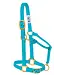 Weaver Original Adjustable Turquoise Chin & Throat Snap 1'' Halter