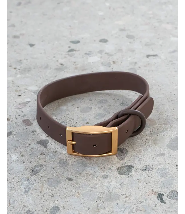 Dexypaws Espresso Waterproof Dog Collar