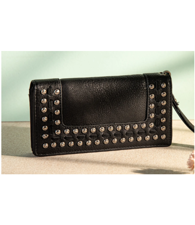 Wrangler Portefeuille Studded Noir