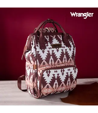 Wrangler Allover Aztec Dual Sided Backpack