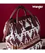 Wrangler Brown Allover Aztec Dual Sided Backpack