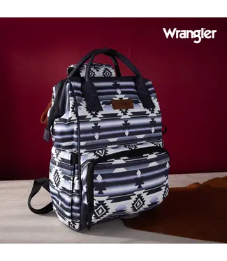 Wrangler Allover Aztec Dual Sided Backpack Noir