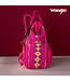 Wrangler Allover Aztec Dual Sided Backpack Hot Pink