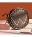 Wrangler Circular Coin Pouch W Logo Bag Charm Coffee