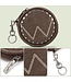 Wrangler Coffee Circular Coin Pouch W Logo Bag Charm