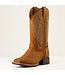Ariat Bottes Western Round Up Wide Square Toe H2O Distressed Brown