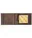 Ariat Brown Canvas Logo Wallet