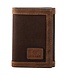 Ariat Brown Canvas Logo Wallet