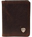 Ariat Brown Concho Flip Shield Wallet