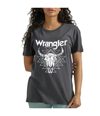 Wrangler Aztec Steer Skull Tee