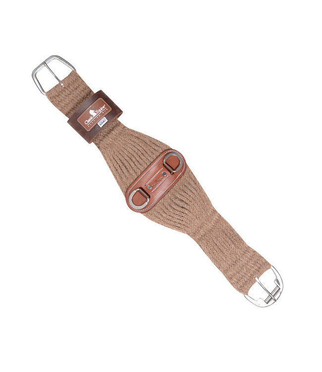 Classic Equine Natural Brown 100% Alpaca Roper Cinch