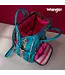 Wrangler Dark Turquoise Allover Aztec Dual Sided Backpack