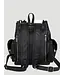 Wrangler Black Cowhide Drawstring Backpack