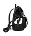 Wrangler Black Cowhide Drawstring Backpack