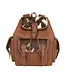 Wrangler Brown Cowhide Drawstring Backpack