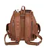 Wrangler Brown Cowhide Drawstring Backpack