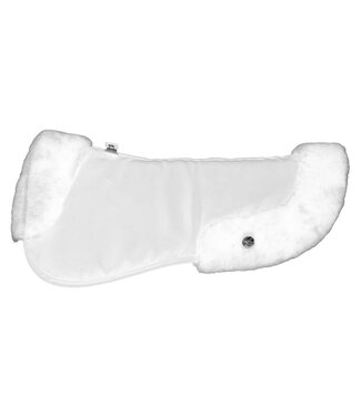 Ogilvy Equestrian White Liberty Jumper Memory Foam Sheepskin Half Pad