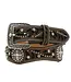 Ariat Ceinture pour Femme Filagree Scalop Circle Conchos Brun