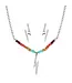 Montana Silversmiths Colorstruck Lightning Bolt Beaded Jewelry Set