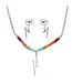 Montana Silversmiths Colorstruck Lightning Bolt Beaded Jewelry Set