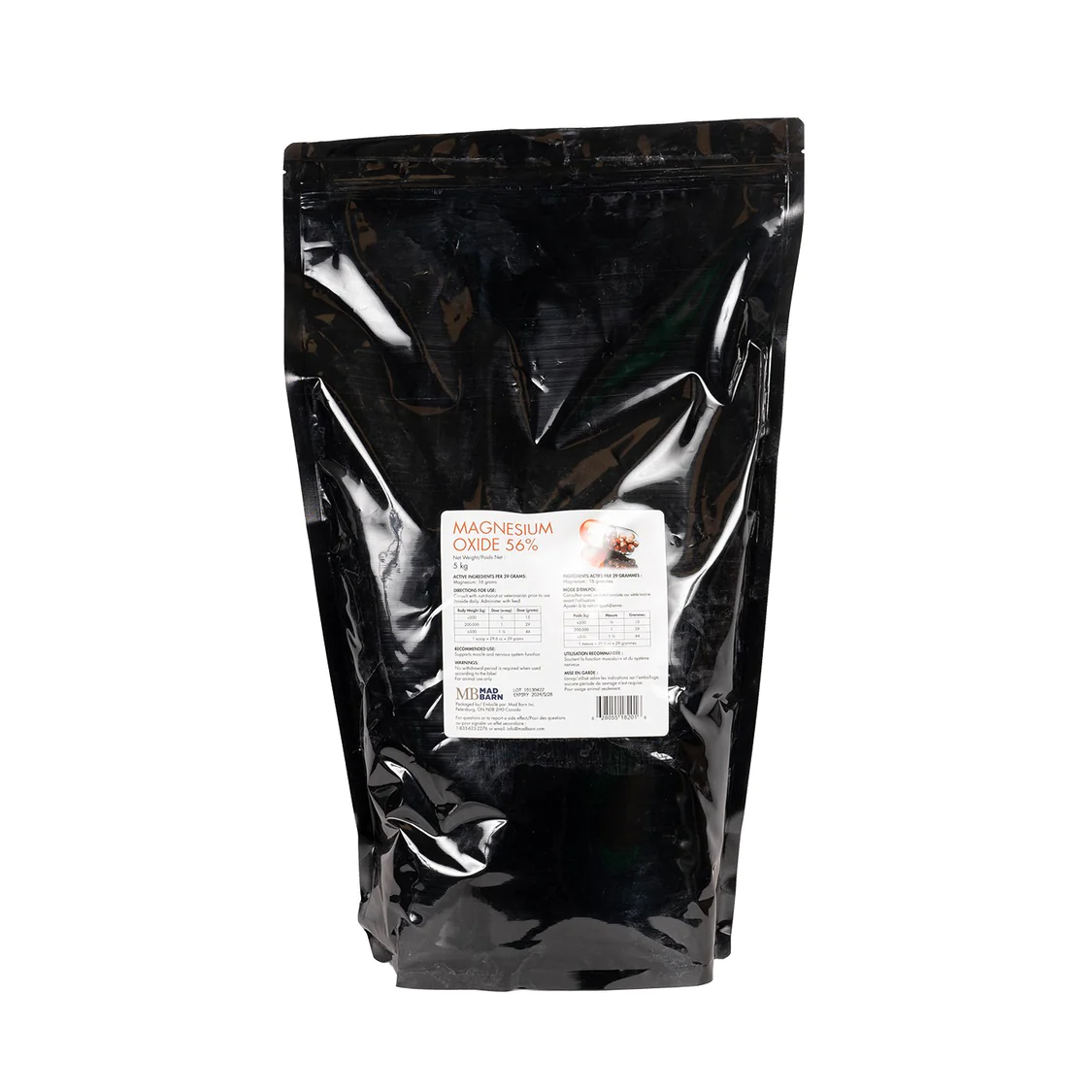 MADBARN Oxyde De Magn sium Paddock Animal