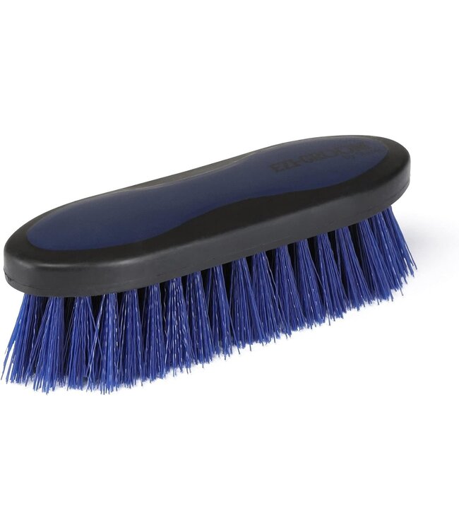 Shires Equestrian Spazzola Per Il Corpo Ezi-Groom Grip, Nera, Con Impugnatura Ergonomica