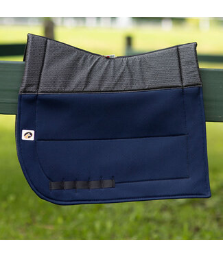 EcoGold Navy Secure Dressage Saddle Pad