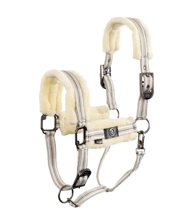 BR Equestrian Dove Ellen Fur Halter