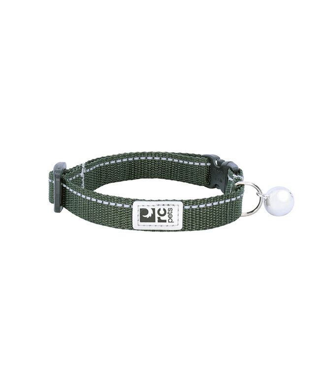 RC Pets Dark Olive Primary Kitty Breakaway Collar