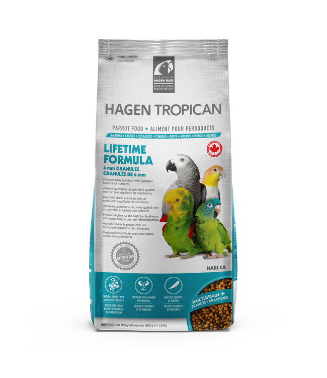 Aliment Lifetime pour perroquets