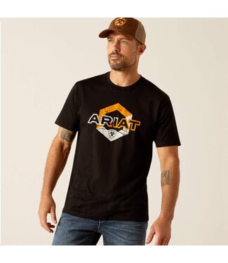 Ariat T-Shirt Hexstatic Noir