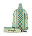 Wrangler Aztec Print Crossbody Sling Chest Bag Light Green