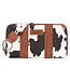 Wrangler Brown Cow Print Wallet