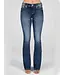 MISS ME Mid-Rise Longhorn with Leaves Bootcut Jean
