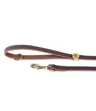 MyFamily Bilbao Dog Leash in Fine Crafted Brown Leather