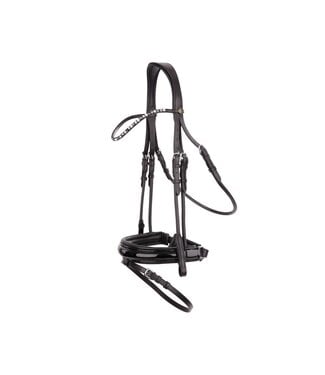 BR Equestrian Dressage Leather Bridle Andover